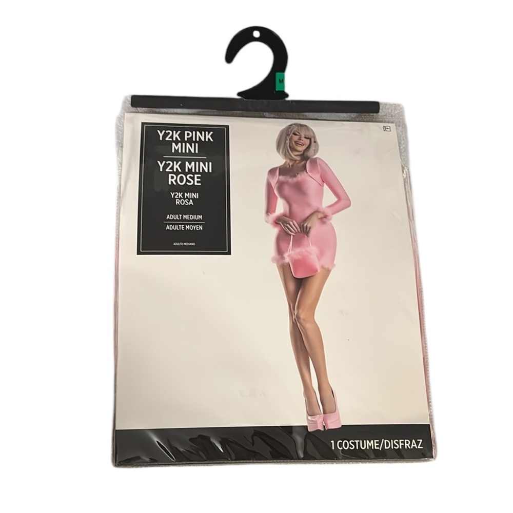 NWT Y2K Pink Mini Dress Costume